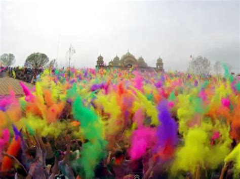 Festival of Colors will definitely brighten anyone's day up - CBS News