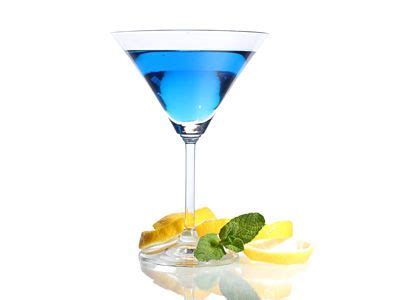 Tropical Bikini Martini With Blue Curacao And Gin Signature Cocktails