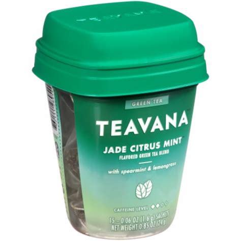 Teavana Jade Citrus Mint Green Tea Blend Sachets 15 Ct Kroger