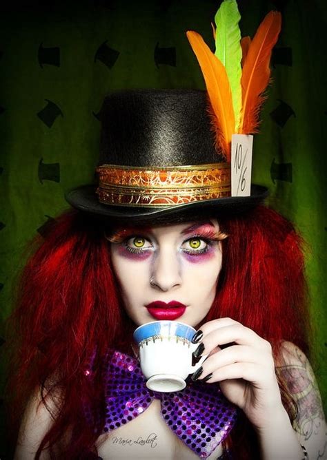 It looks best on curly hair. Female mad hatter | madhatter inspiration ideas ...