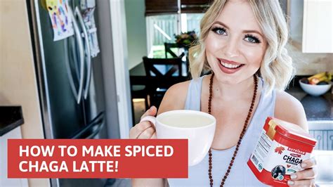 What does chaga tea taste like? How to Make Spiced Chaga Latte ☕ - CHAGA Benefits - YouTube