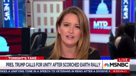 Msnbcs Katy Tur How Much Credibility Does Trumps Unity Message Have