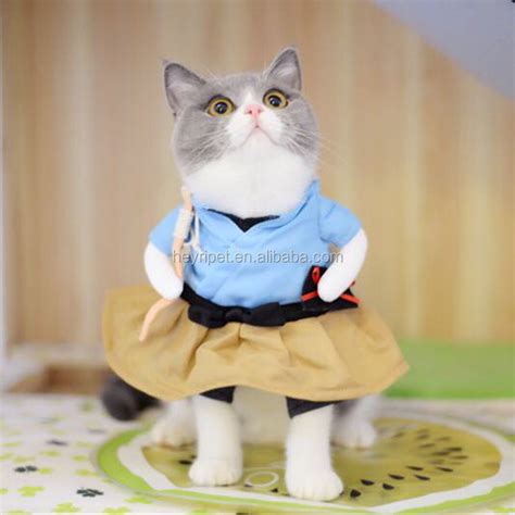 Super Funny Japan Style Pet Cat Clothes Cute Kitten Funny Costume Buy