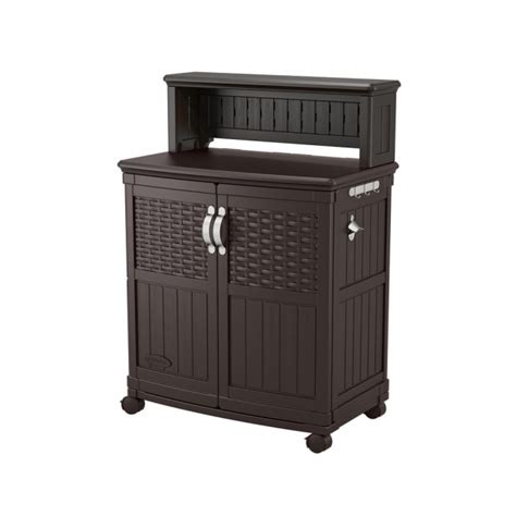 Image Of Suncast Patio Storage And Prep Station Bmps The Home Depot