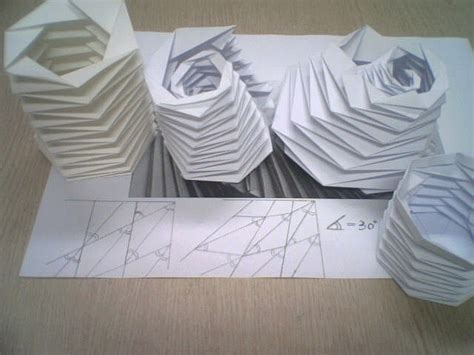 Tomoko Fuses Spiral Experiment Origami And Kirigami Origami