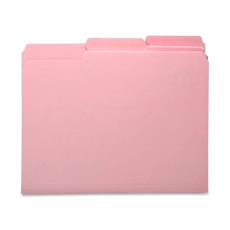 Smead Colored File Folder Tab Cut On Assorted Position