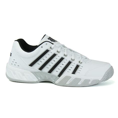 I have slightly wide feet and a small bunion on one foot which has made finding comfortable tennis shoes a challenge to find. K-Swiss Bigshot Light LTR Mens Tennis Shoes ...