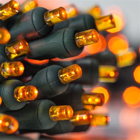 Battery Operated Lights 20 Amber Battery Operated 5mm Led Christmas