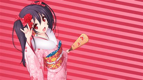 Love Live Anime Anime Girls Yazawa Nico Kimono Wallpapers Hd