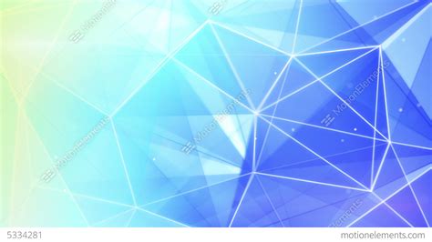Abstract Triangle Geometrical Blue Background Loop Stock Animation 5334281
