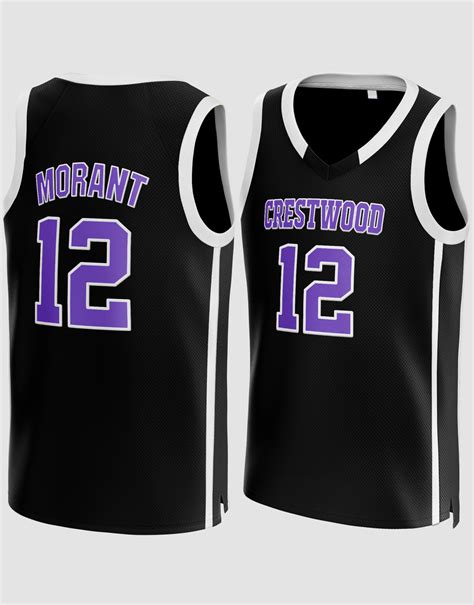 Ja Morant 12 Crestwood High School Knights Basketball Jersey