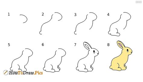 How To Draw A Realistic Rabbit Step By Step