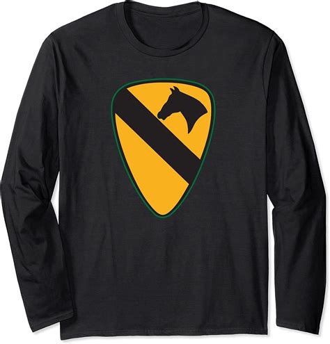 1st Cavalry Division Long Sleeve T Shirt Uk Fashion