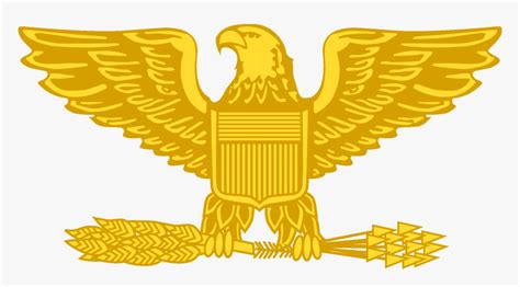 Colonel Gold Eagle Army Colonel Rank Hd Png Download Kindpng