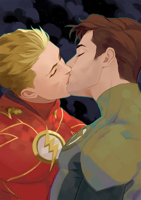 [dc] Barry X Hal By Paexiedust On Deviantart