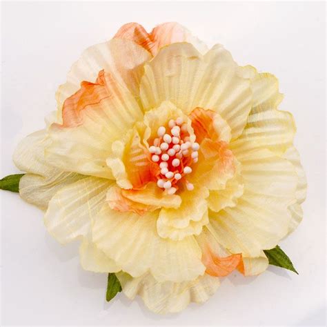 Artificial Flower Pin Brooch With Pin On Back Color Option Purple
