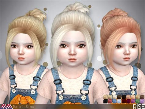 Hairstyle With Bun Found In Tsr Category Sims 4 Female Hairstyles