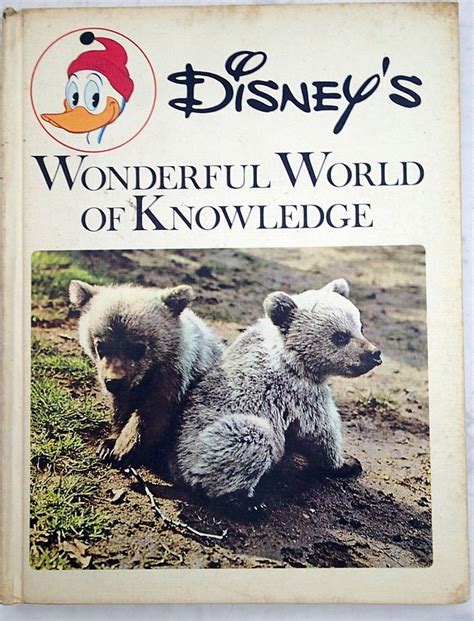 Disneys Wonderful World Of Knowledge Book 1971 Animals Donald Duck