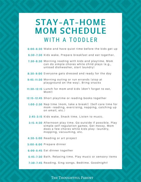 A Stay At Home Mom Schedule That Helps Kids Thrive