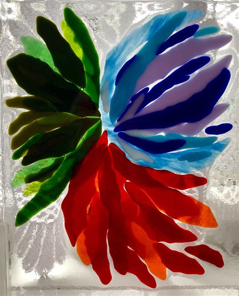 Fused Glass Art Stained Glass Patterns Fused Glass Art Glass Wall Art