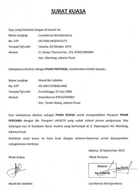 Contoh Surat Hutang Piutang Dalam Islam : 13+ Contoh Surat Kuasa