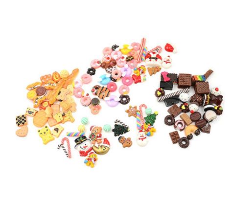 30pcs Dolls Miniature Pretend Toy Mini Play Food Cake Biscuit Etsy