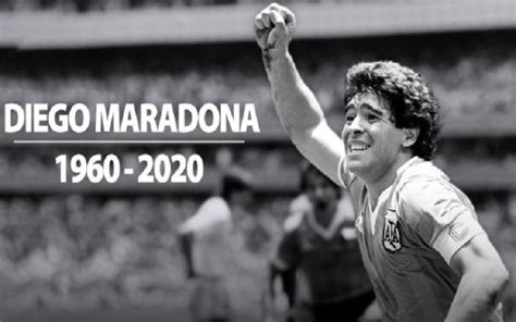 Football Legend Diego Maradona Has Died Aged 60 Cause Of His Death