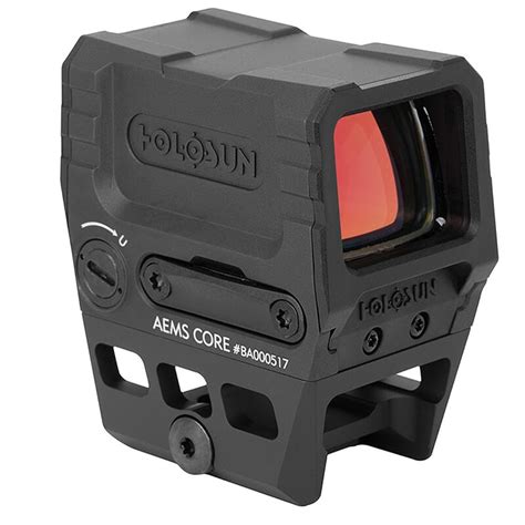 Shared Post Holosun Aems Core Red Dot Optic With 2 Moa Dot