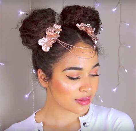 The Goddess Buns By Lana Summer Curly Girl Hairstyles Summer
