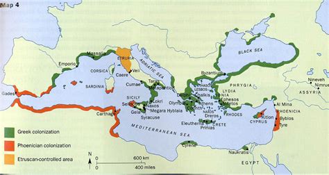 Mapgreekcolonization History Arch