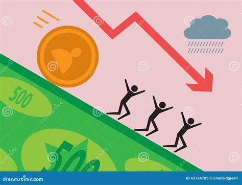 Bad Investment Stock Vector Illustration Of Metaphor 43784705