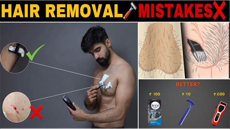 Full Body Hair Removal Mistakes Only Men Complete Guide Men Personal Problems Pubes Butt