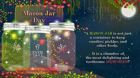 National Mason Jar Day
