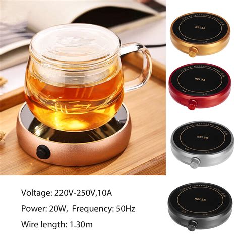 New Electric Water Heater Portable Desktop Coffee Milk Heater Cup Mug