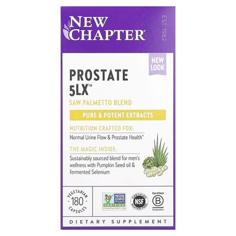 New Chapter Prostate LX Vegetarian Capsules