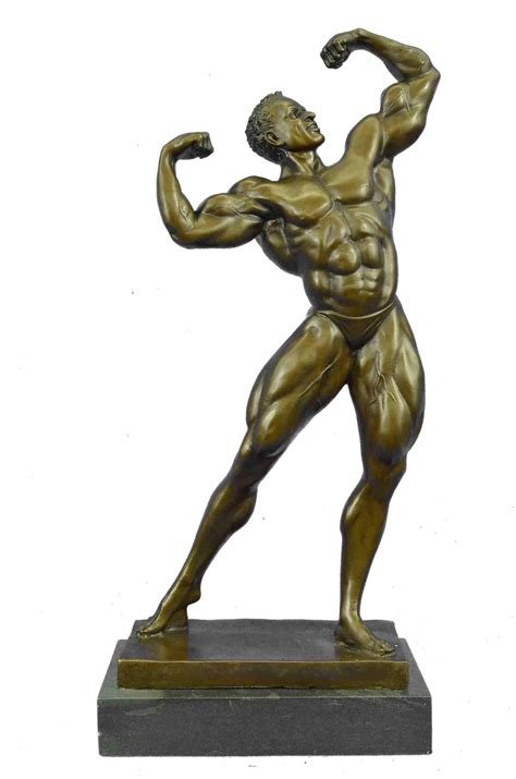Iron Man Muscular Body Builder Bronze Sculpture X Bronze Sculpture Sculpture Greek