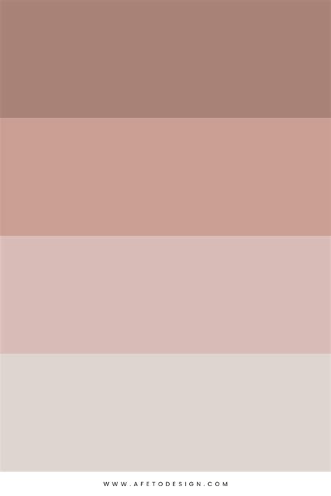 Paleta de Cores Rose e Nude Paleta de cores Inspiração de cores