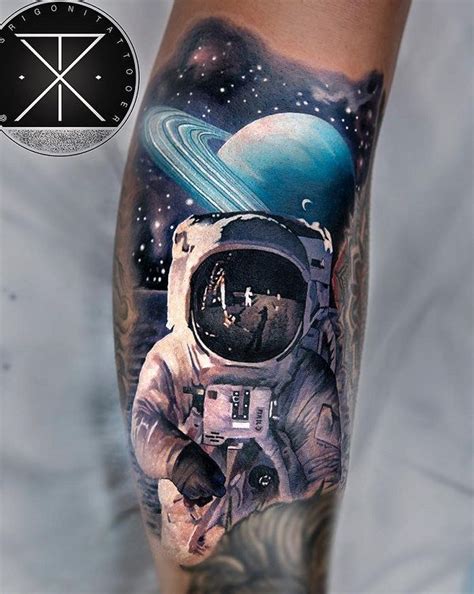 30 Astronaut Tattoo Ideas Cuded Tatuagens De Galáxias Tatuagem