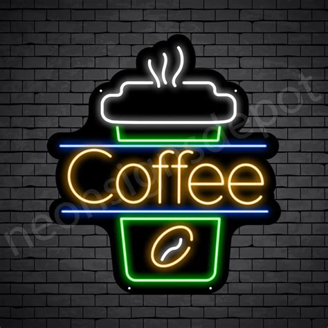 Coffee Neon Sign Cup Coffee Neon Signs Depot