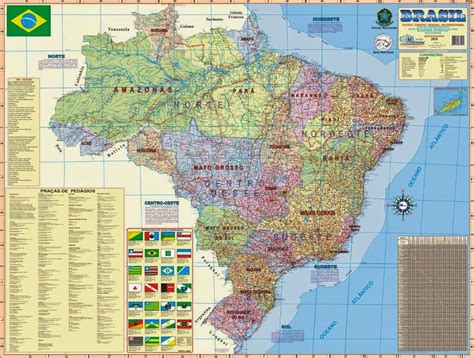 Brasil Mapas Geográficos Do Brasil