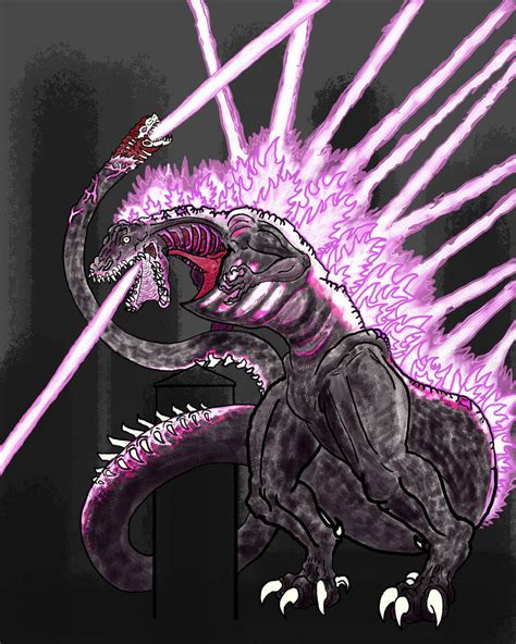 Shin Godzilla With Photon Beams By Megalizard88 On Deviantart