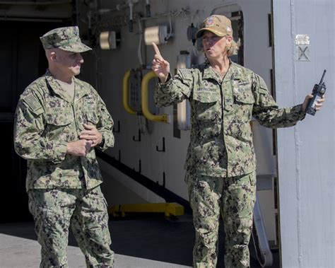 this navy captain is now the first woman commanding a nuclear aircraft carrier