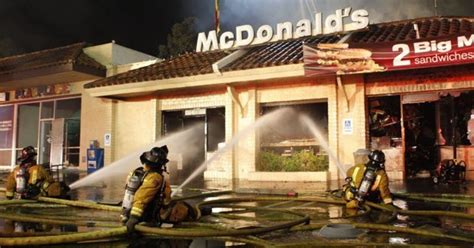 Explosion 3 Alarm Fire At Mcdonalds Restaurant In Encinitas The San