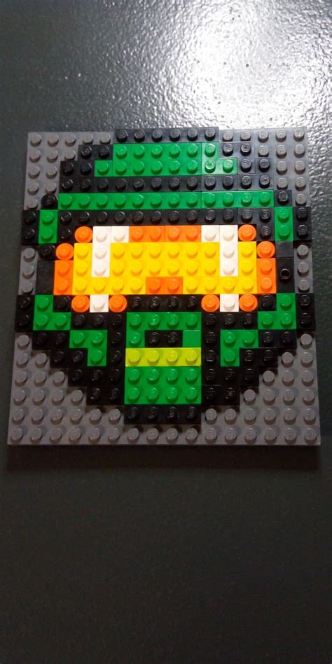 Made Some Lego Pixel Art Of The Chief Halo