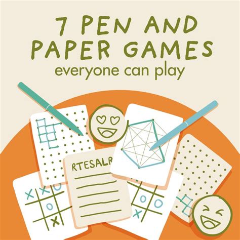 7 Pen And Paper Games Everyone Will Love Playing Pen And Paper Games