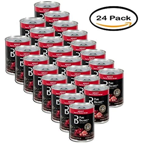 5 out of 5 stars. PACK OF 24 - Pure Balance 95 Percent Beef and Chicken Wet ...