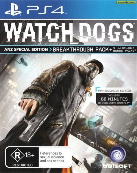 Watch Dogs Ps4 Front Cover