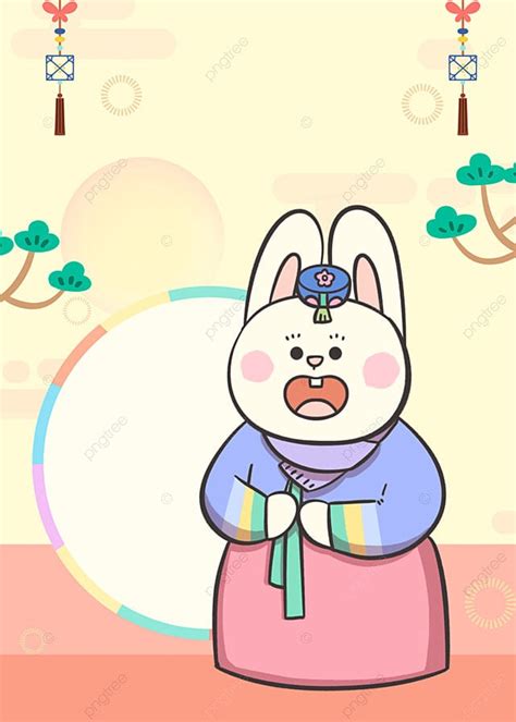 Year Of The Rabbit Hanbok Korean New Year Background Year Of The Rabbit Korean Clothes Korean