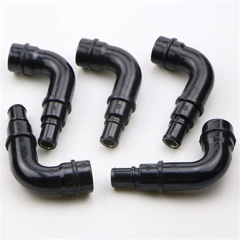 5Pcs Car Engine 1 8T Crankcase Breather Exhaust Pipe Vent Hose For A3