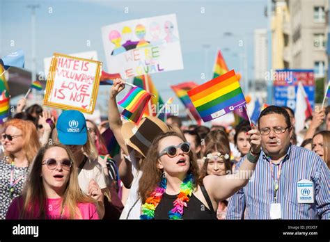 On 3 June 2017 Several Thousand Supporters And Members Of The Lgbt Community From Poland